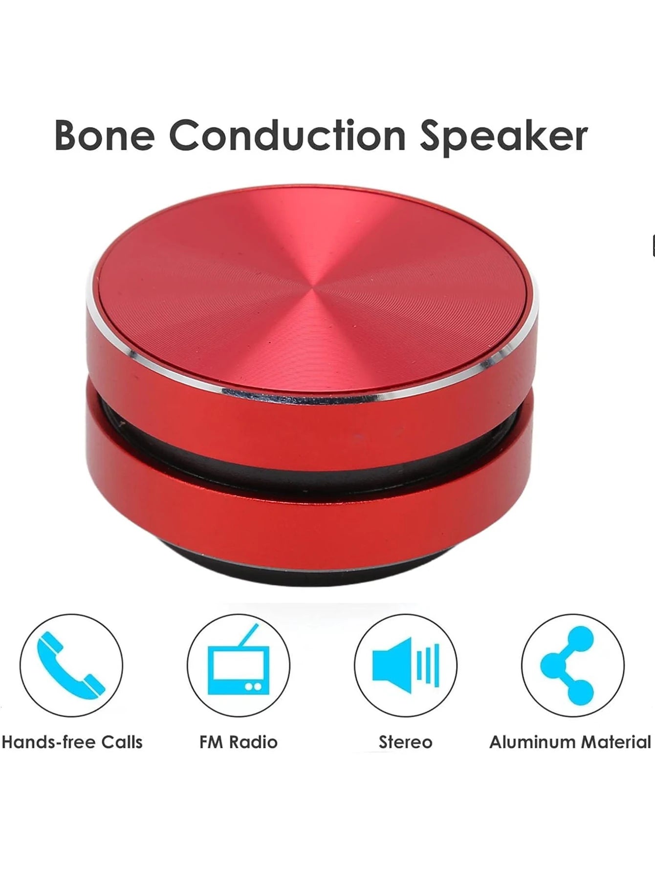 C801 Bone Conduction BT Vibration Stereo Audio Digital Wireless Portable TWS Sound Box Turns Anything to Speaker Custom LOGO-2