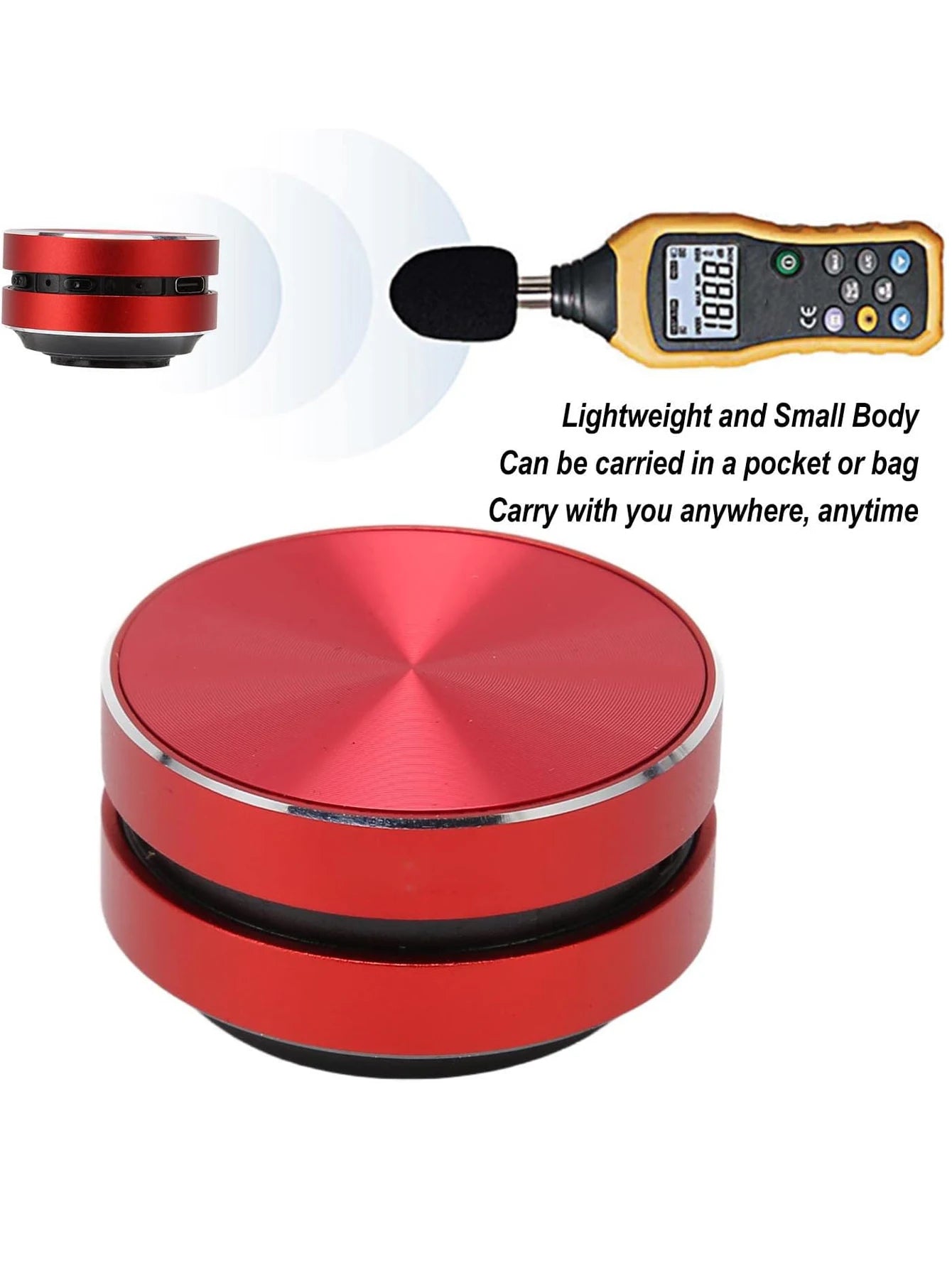 C801 Bone Conduction BT Vibration Stereo Audio Digital Wireless Portable TWS Sound Box Turns Anything to Speaker Custom LOGO-4